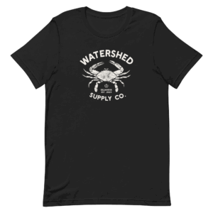 Blue Crab Tee Vintage Black