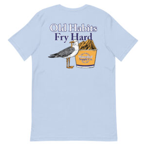 Boardwalk Fries Tee Light Blue