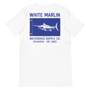 White Marlin Flag Tee White