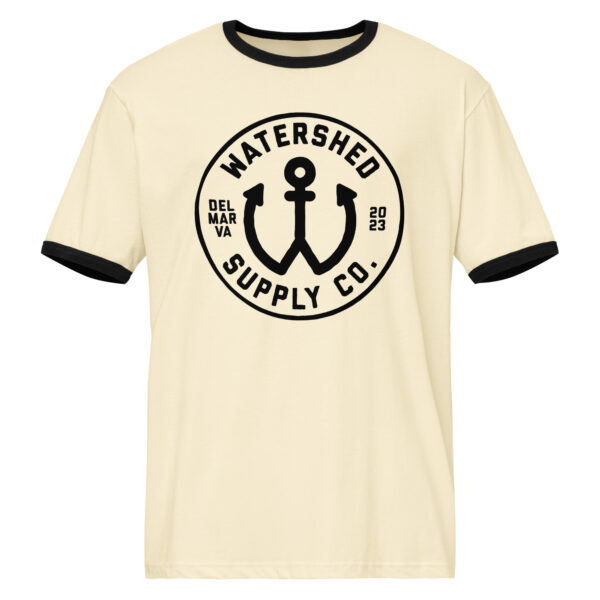 Watershed Anchor Seal Ringer Tee Cream/Black